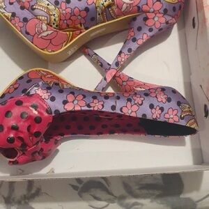Floral Patterned Women's Heels